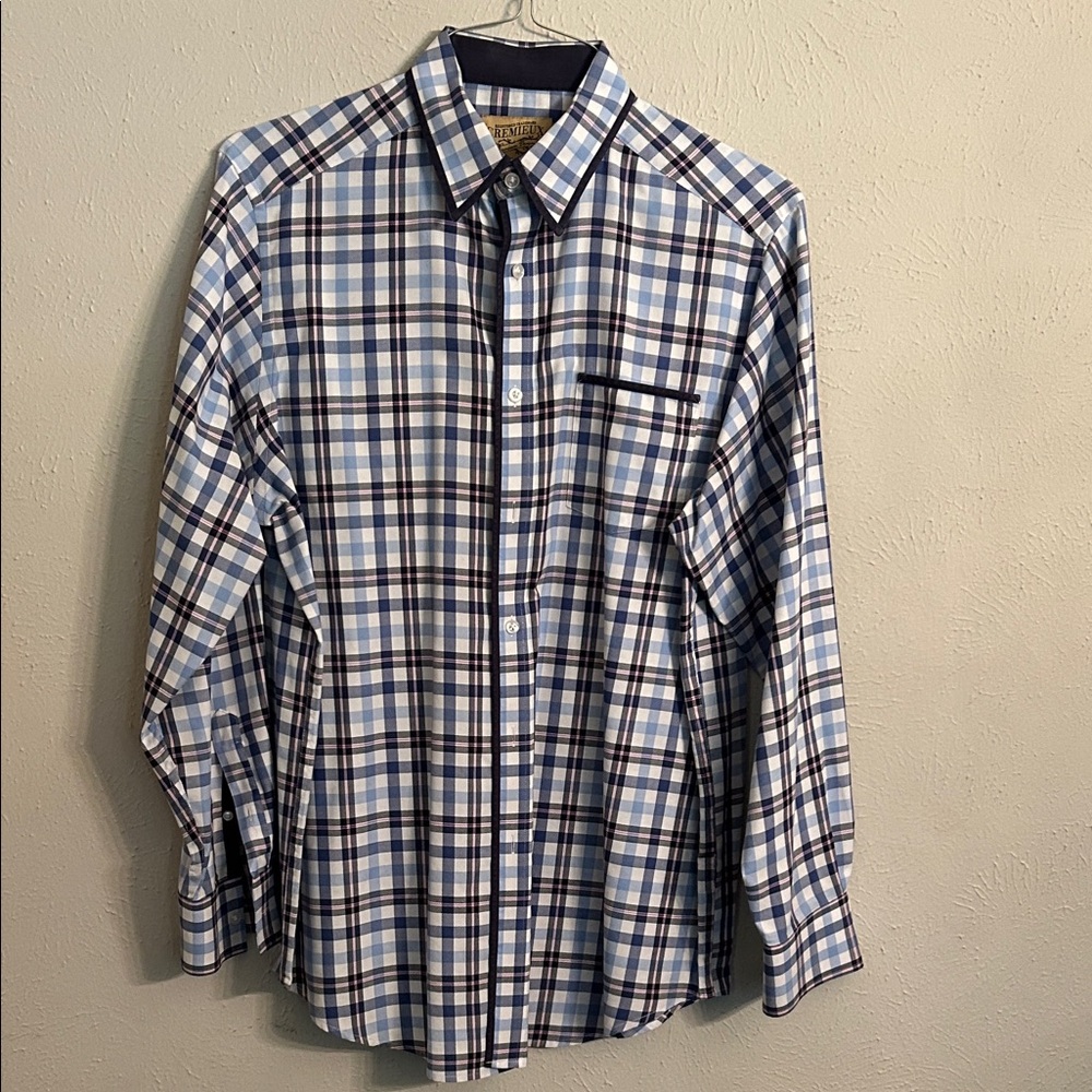 Daniel Cremieux Blue Plaid Shirt